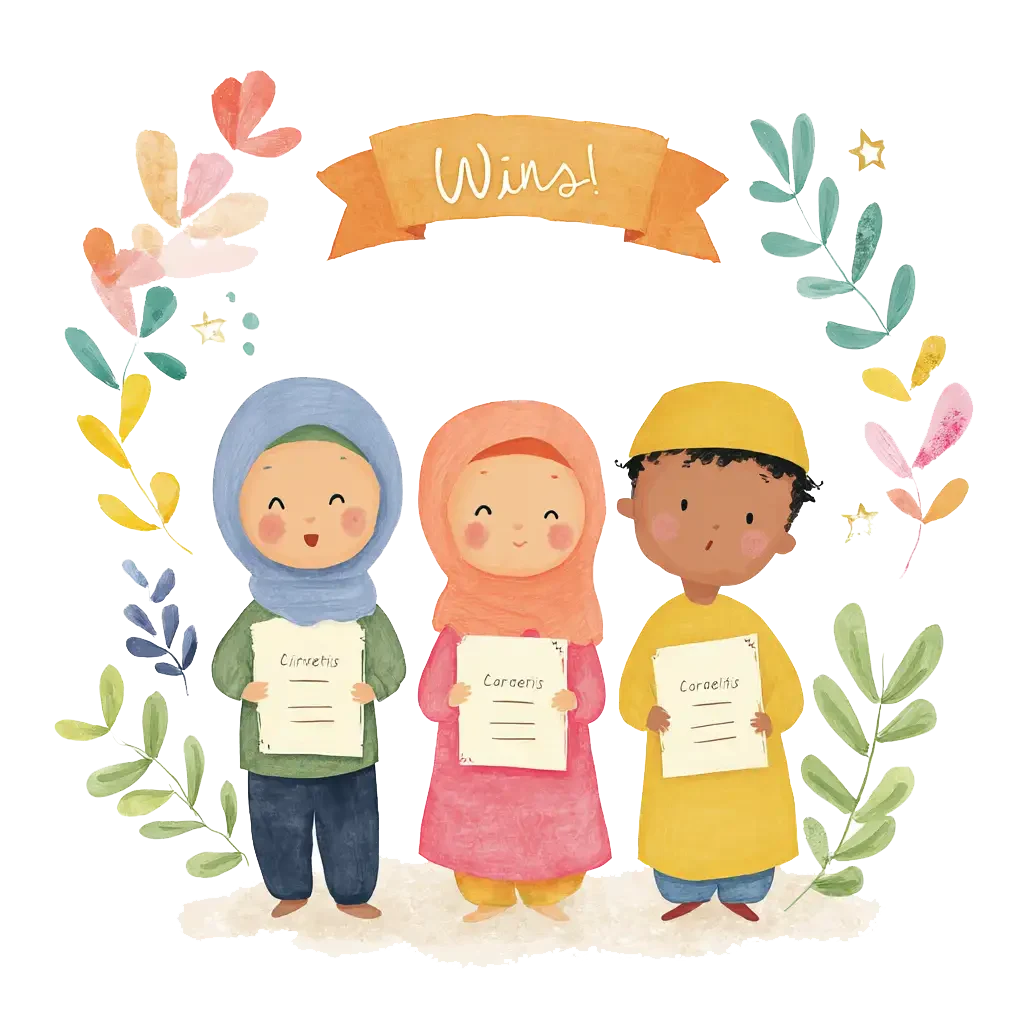 Islamic certificates for children