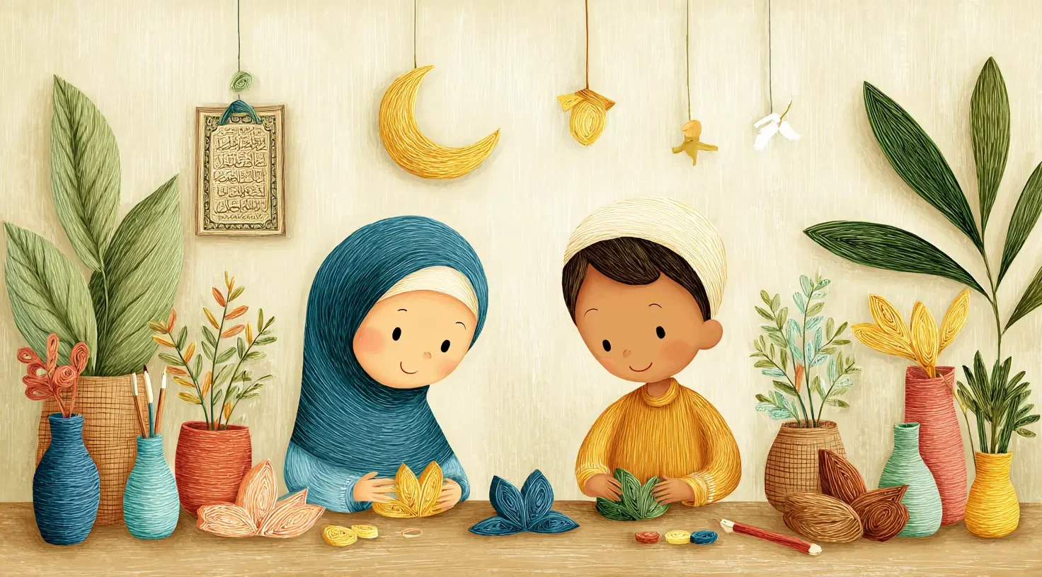 Crafting Arabic: Qur’an & Hadith (Immersive Arabic for Kids)